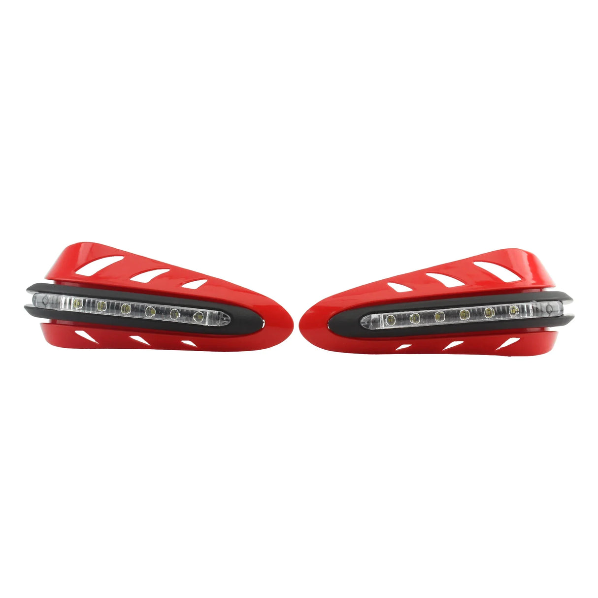 Motorcycle Hand Guards With LED Signal Lights 12V