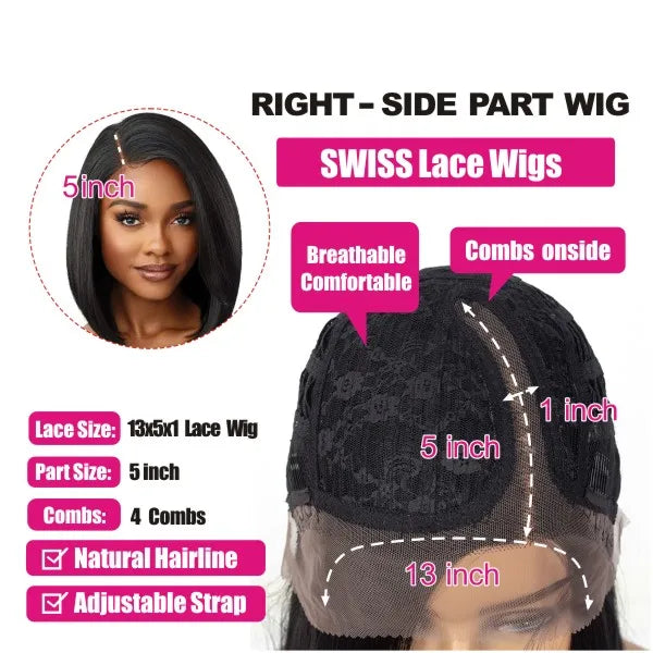 Wear Go Glueless Wig 150% Density Remy Human