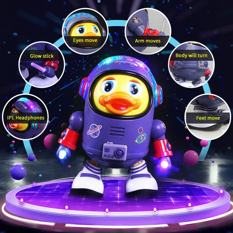 Space Duck Dancing Toy New Cartoon Space Swinging