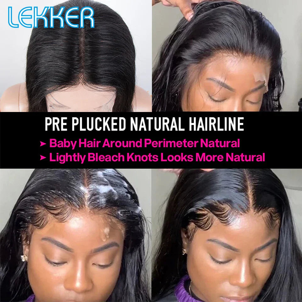 Lekker Wavy 13x1 T Part Lace Front Human