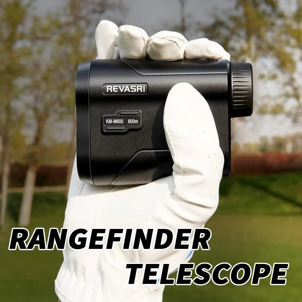 REVASRI Golf Laser Rangefinder 600M Rechargeable Battery,Slope and