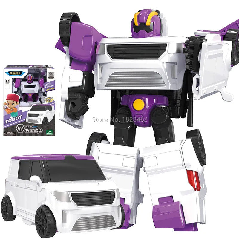 Mini Tobot Transformation Robot Toys Korea Cartoon Brothers