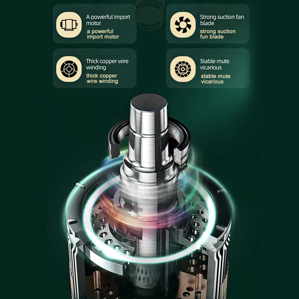 NEW Hair Dryer Comb Hot Air Curling For