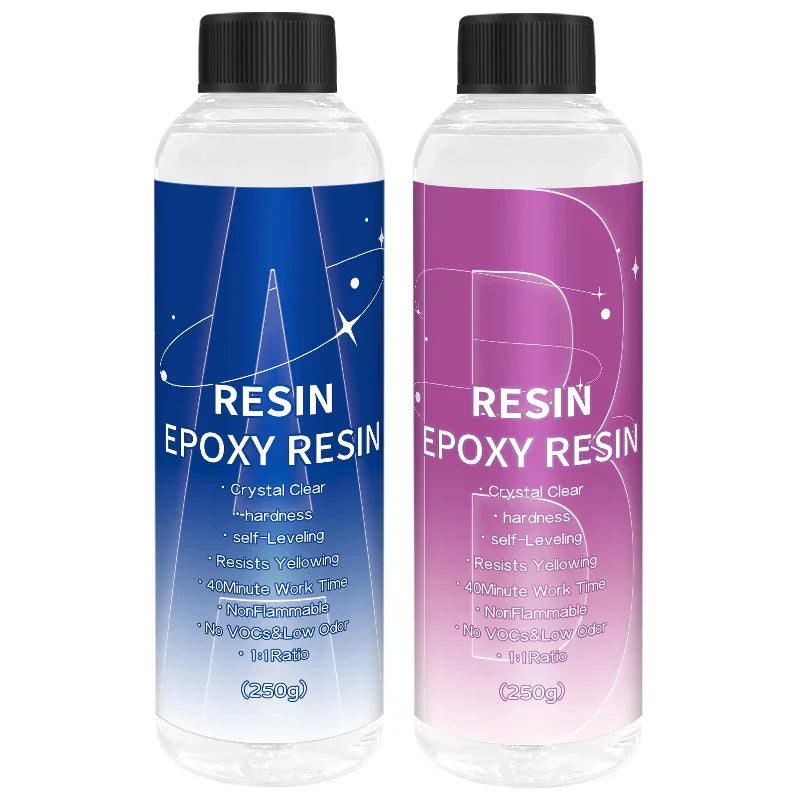 1:1 Crystal Clear Epoxy Resin Kit Bubbles Free