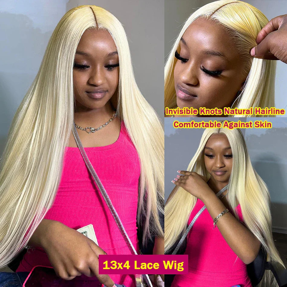 Luvin HD Transparent 613 Straight 13x6 Lace Front