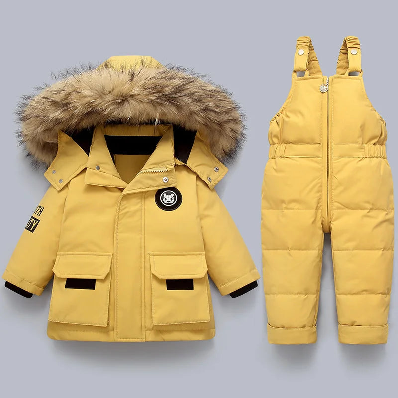 Children Clothing Set Baby Winter Warm Down Jackets