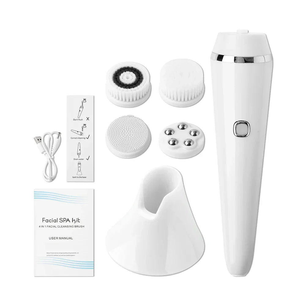 Electric Face Cleansing Brush for Facial Skin Care