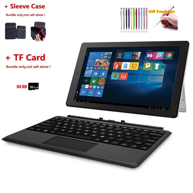 Welcome Deal Tablet PC with Stand 10.1 INCH 2GB RAM 32GB ROM W101 Windows 10 Dual Camera WIFI Quad Core HDMI-Compatible