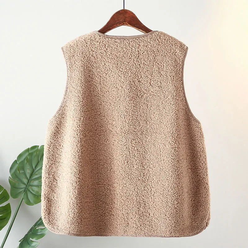 Womens Plus Size Fleece Jacket Autumn Casual Clothing