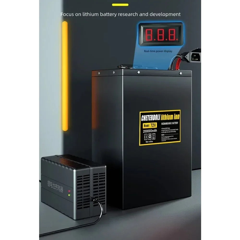Cheterdoli Ebike 48v Battery Pack 60V 72V 30Ah
