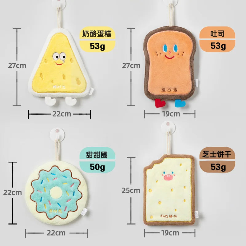 Cute Cartoon Hand Towel Hanging Style Kitchen Hand