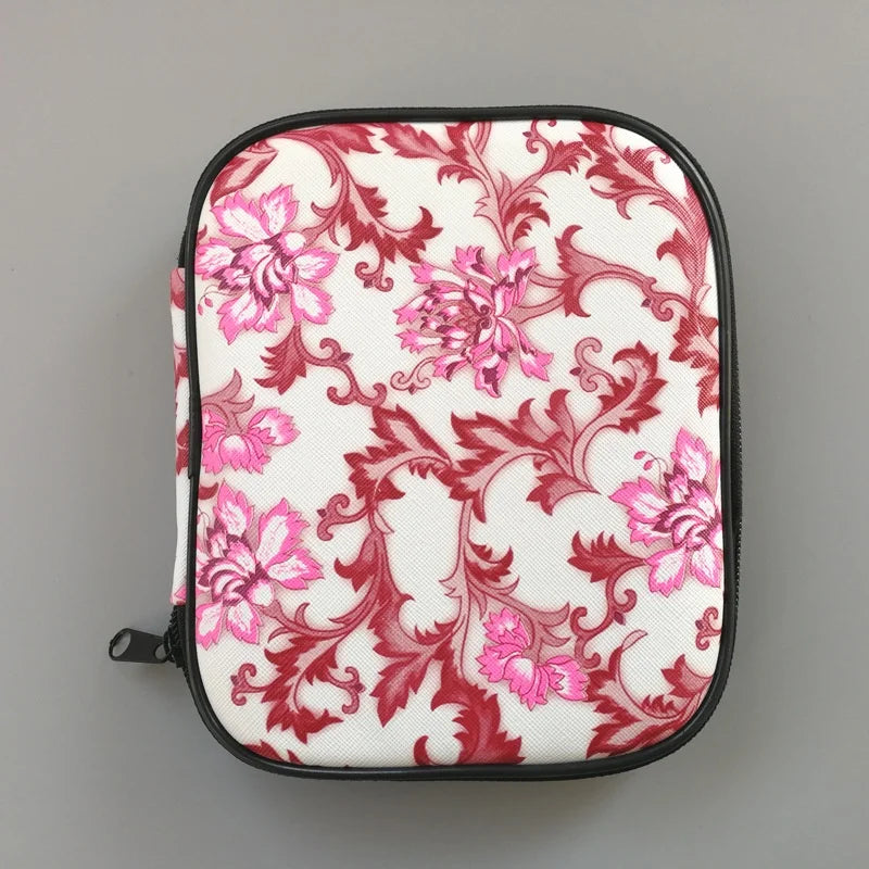 16Pcs Aluminum Crochet Hook Kit Printing Storage Bag