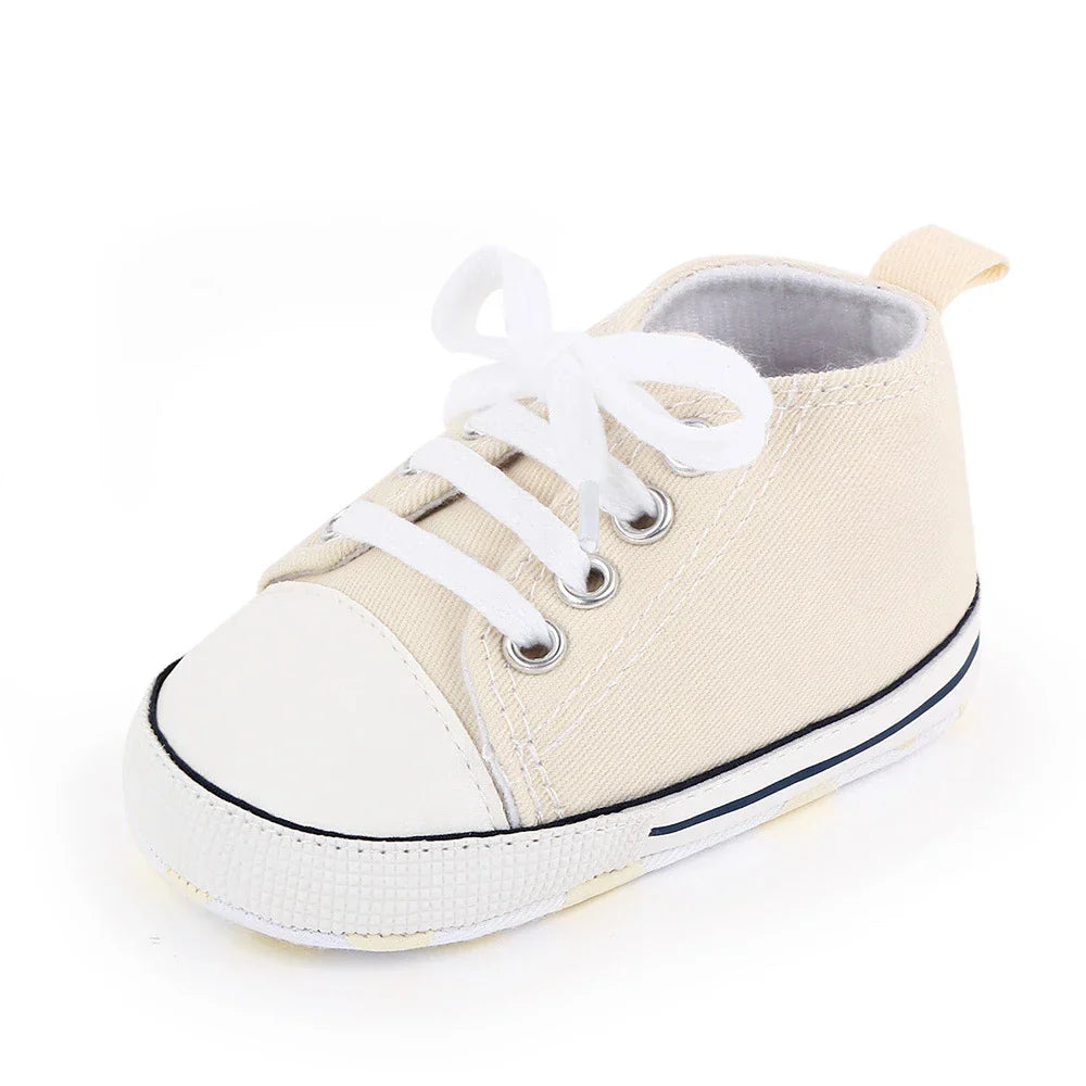 Baby Canvas Classic Sneakers Newborn Print Star Sports