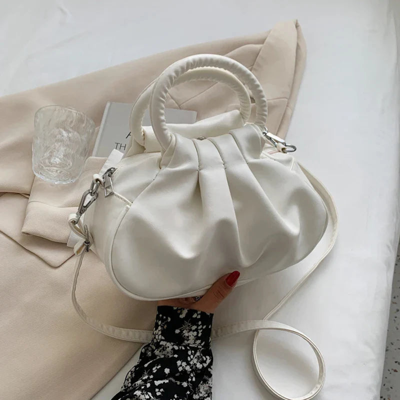 Bag For Women 2023 New Pleated Simple Design