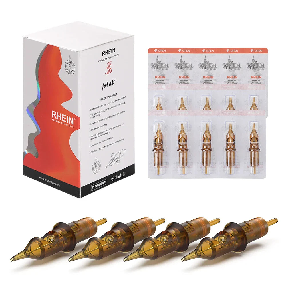 SOLONG Boutique 50PCS/Box Tattoo Cartridge Needles Bugpin Rhein