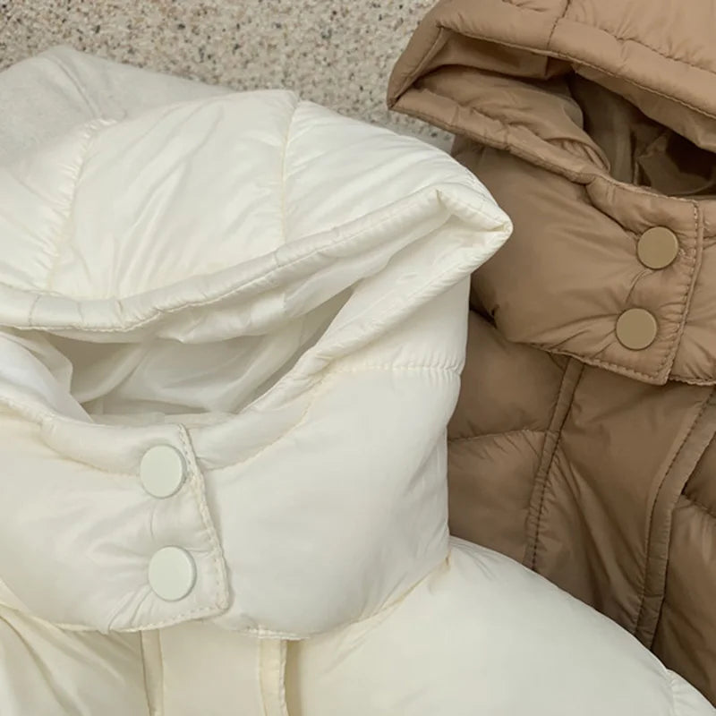 MILANCEL Winter Kids Parkas Korean Style Girls Fur