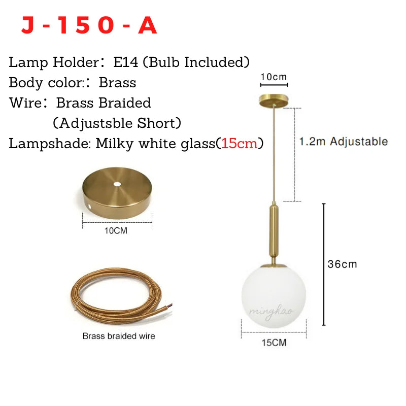 XCLuuHY Modern Pendant Light Nordic Minimalist Hanging Lamp