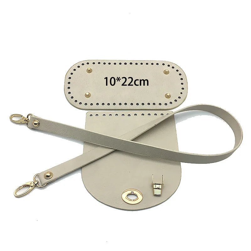 7pcs set Handmade Handbag Shoulder Strap Woven Bag