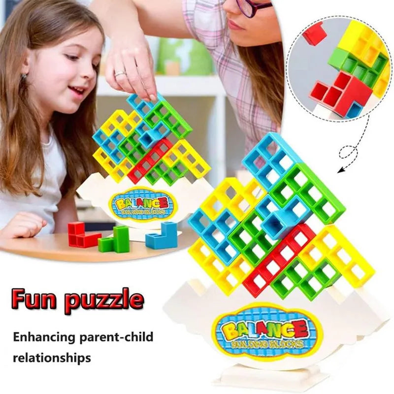 Tetra Tower Game Stacking Blocks Balance Stack Building