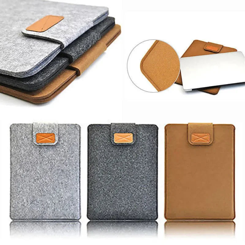 Felt Sleeve Slim Tablet Case Cover Bag for