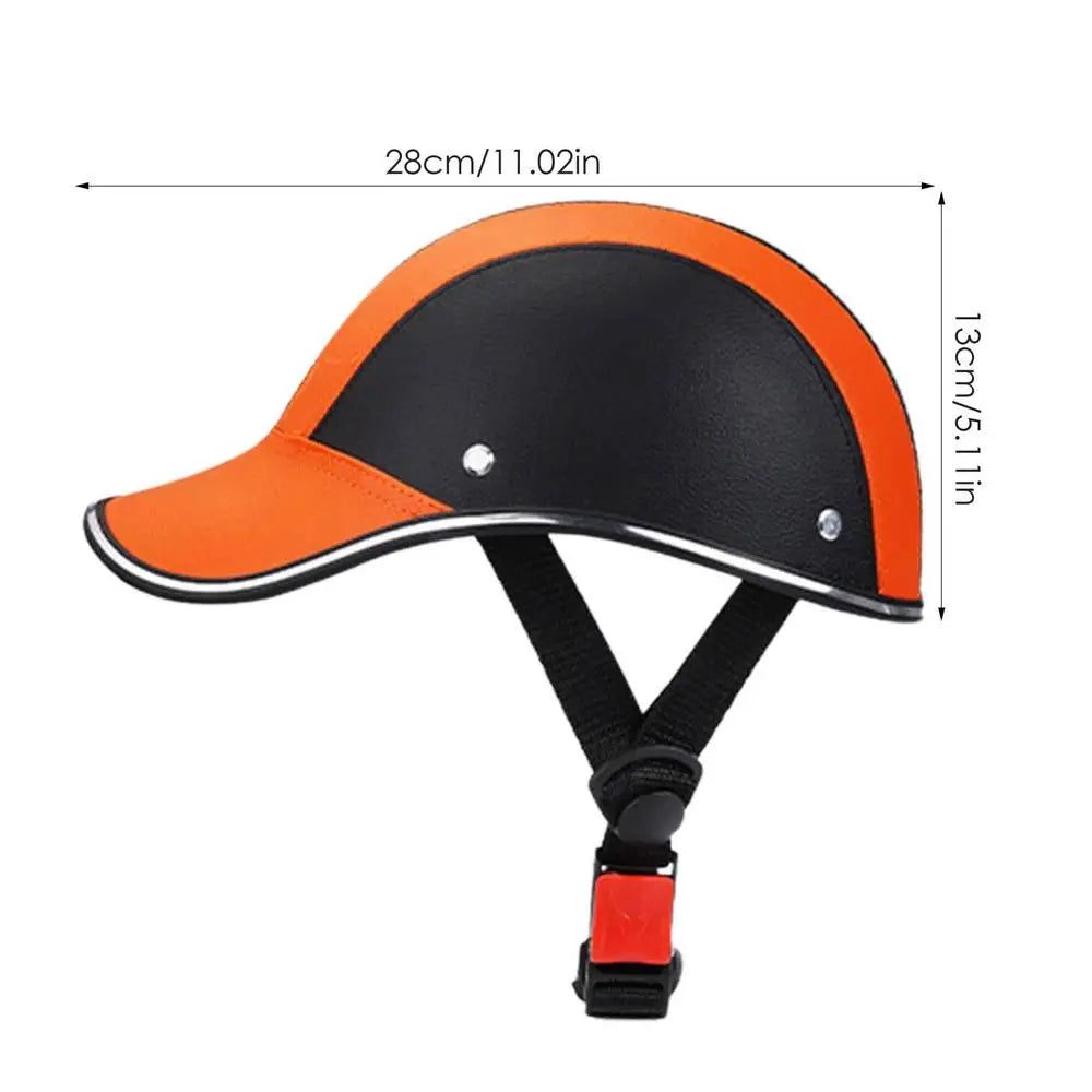 Baseball Caps Style Motorcycle Half Helmet Safety Hard Hat For Cafe Racer Chopper Scooter Half Face Vintage Summer Caps