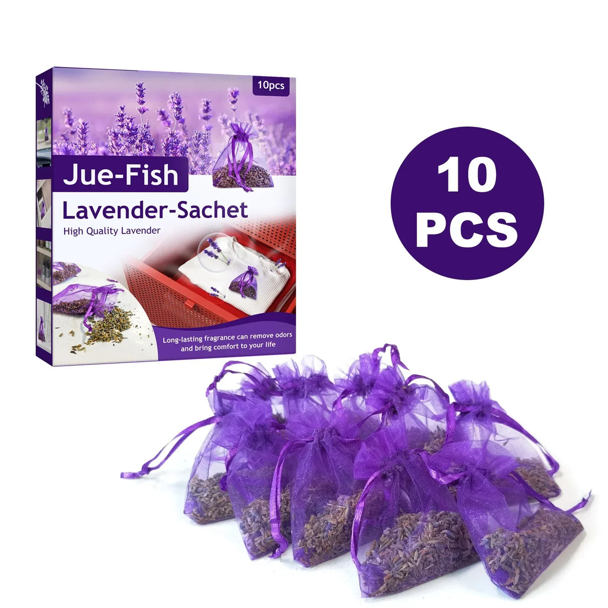 Lavender Scented Hanging Air For Drawers Wardrobes And