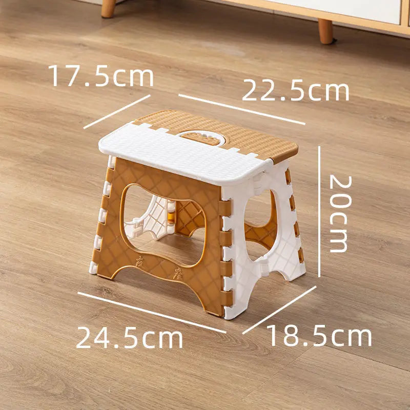 Thickened Plastic Folding Furniture Stool Portable Mini Outdoor