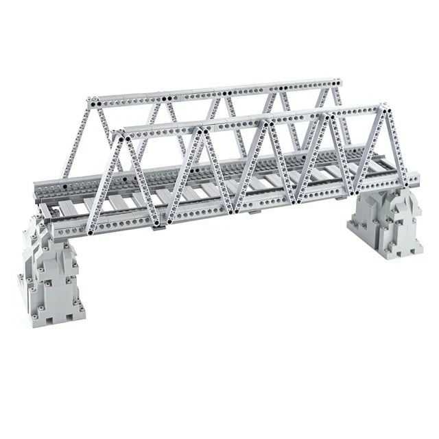 City Train Tracks Forked Flexible Railway Bridge Rail