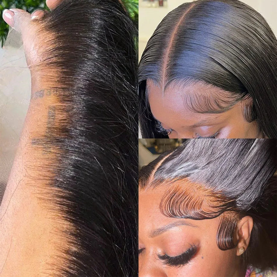 Transparent 360 Lace Frontal Wig 4x4 Lace Closure