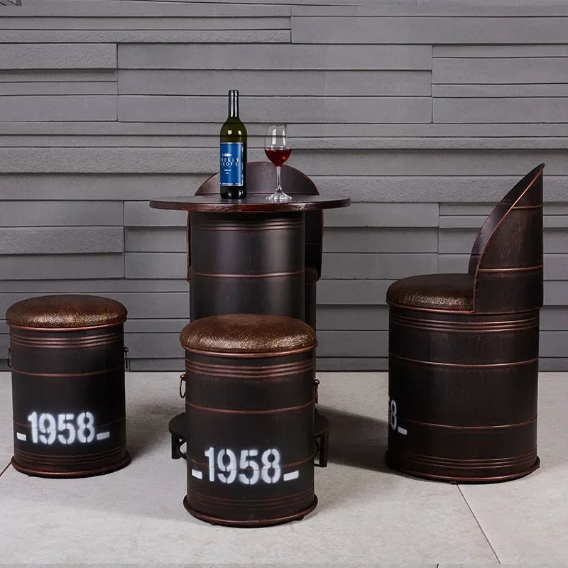 Modern Style Bar Chair Vintage Luxury Waiting Counter
