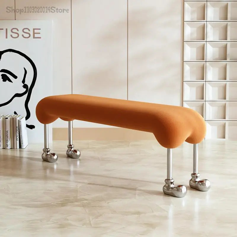 Cream Style Dog Stool Dining Chair Clothing Store
