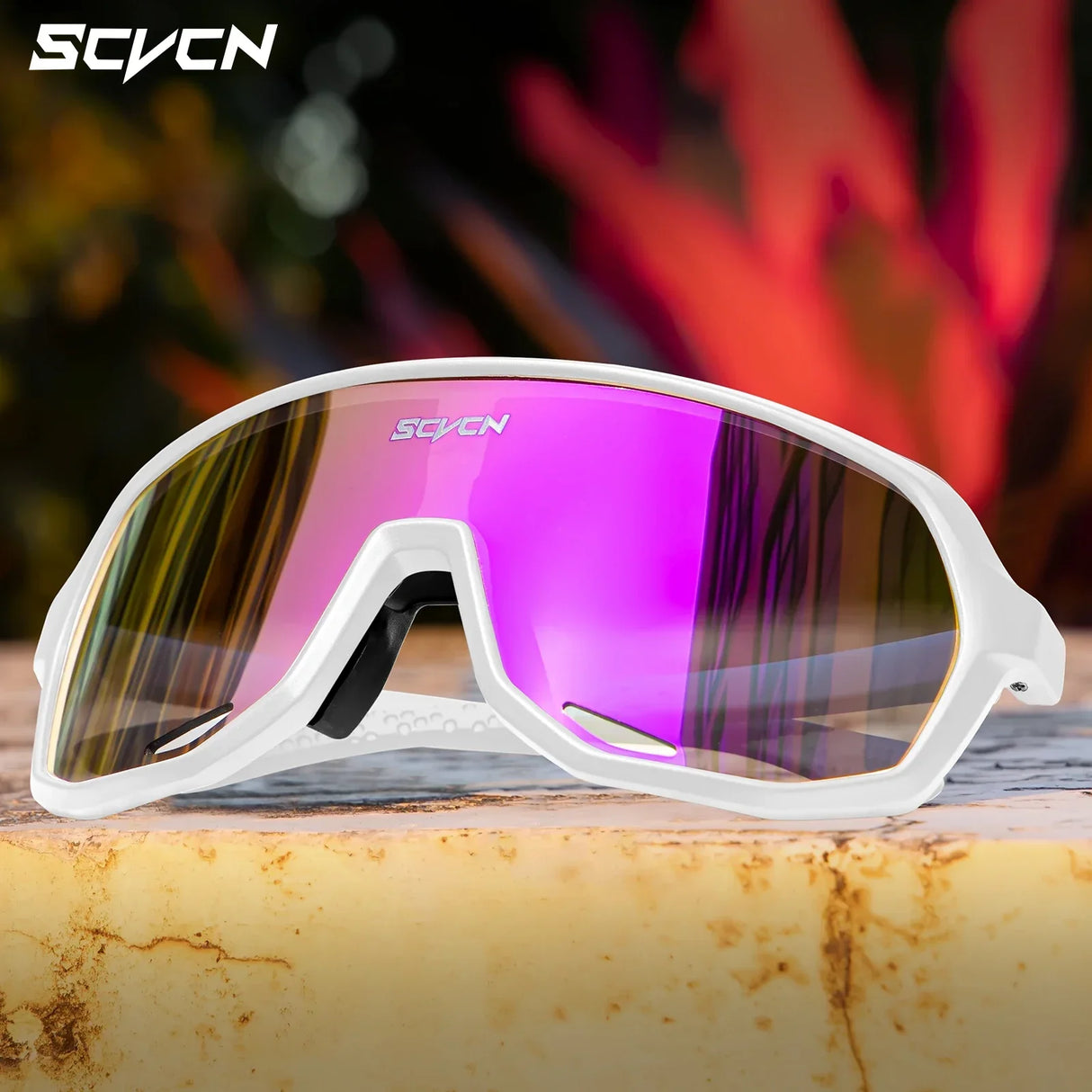 SCVCN-Sunglasses for Men Sport Cycling Glasses Bike Mountain