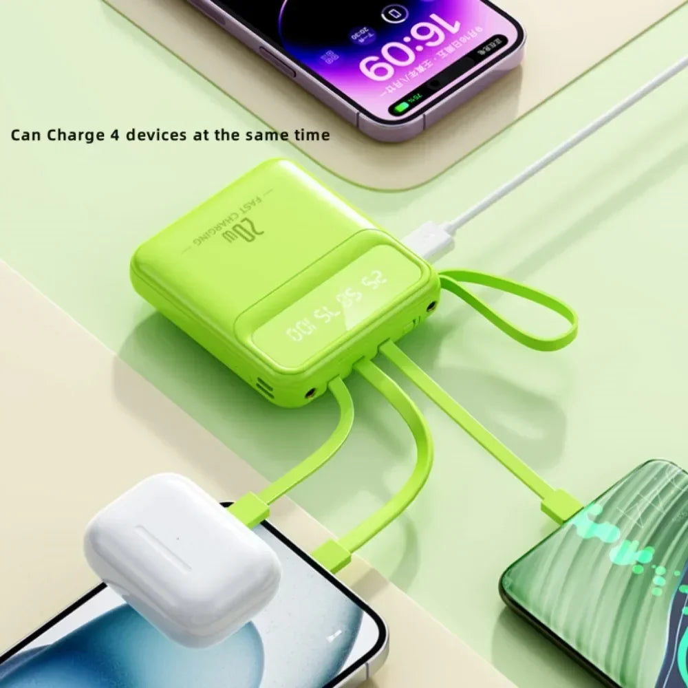 Portable Power Bank 20000mah Big Capacity Fast Phone