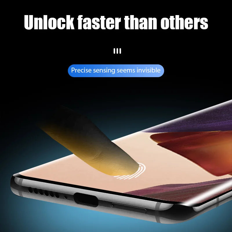 4Pcs 9D Full Cover Tempered Glass for Samsung