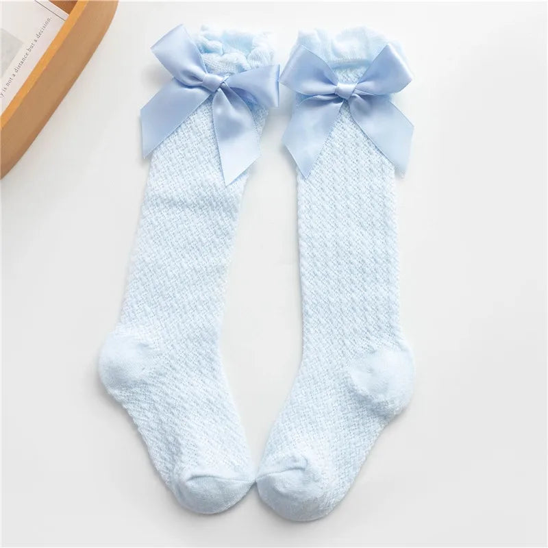 New Kids Socks Cute Bow Knot Baby Girls