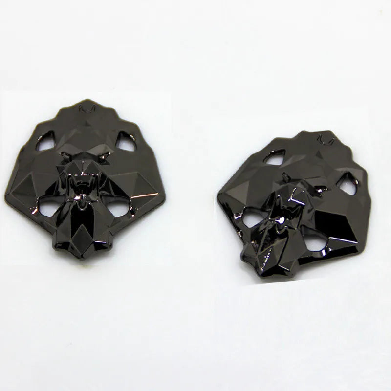 24k Mirror Electroplated Polygonal NonFade Metal Shoelace Buckle