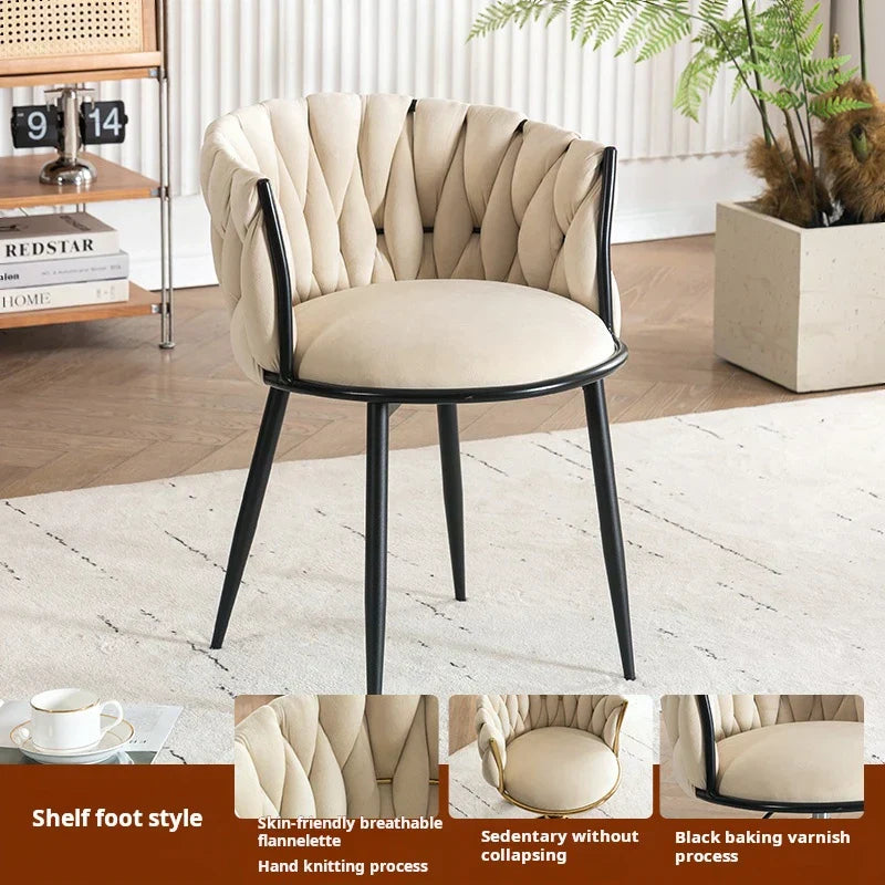 Living room velvet Armchair Fashion Design coffee chair