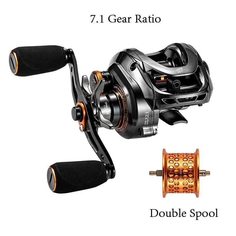 SOLOKING GKA200 Pro Baitcasting Reel Fishing Reels7.1/8.1 Gear