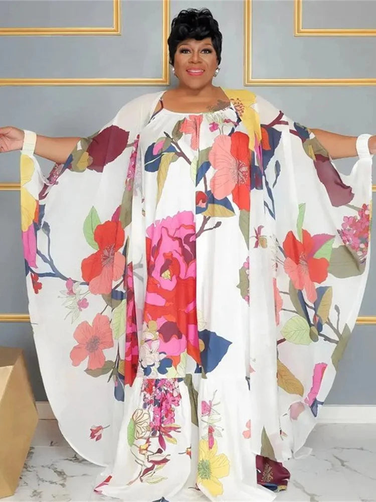 SOMO Plus Size Two Piece Set Women Dress