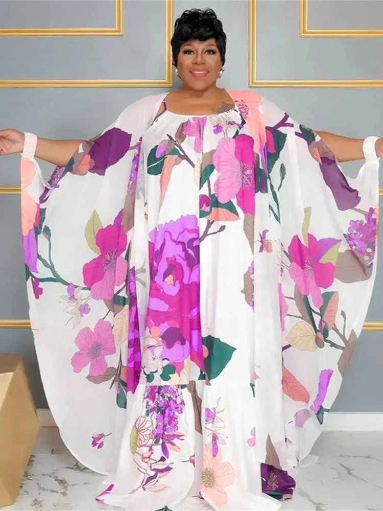 SOMO Plus Size Two Piece Set Women Dress