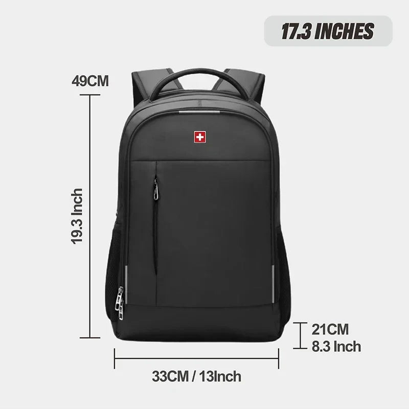 SWISS MILITARY Men Laptop Backpack 17 Inch Fashion