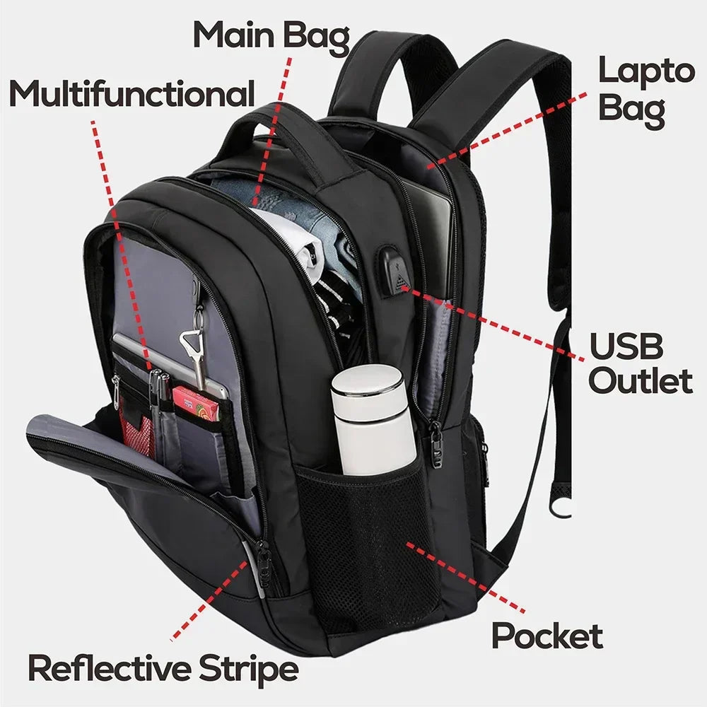 SWISS MILITARY Men Laptop Backpack 17 Inch Fashion