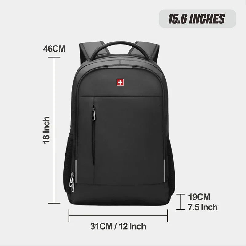 SWISS MILITARY Men Laptop Backpack 17 Inch Fashion
