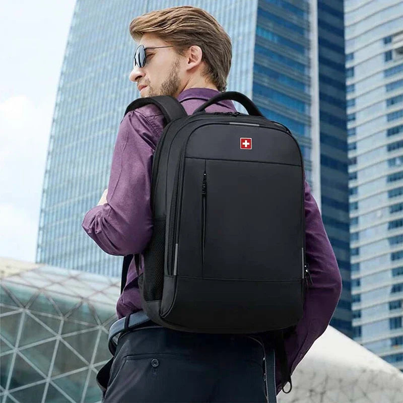 SWISS MILITARY Men Laptop Backpack 17 Inch Fashion