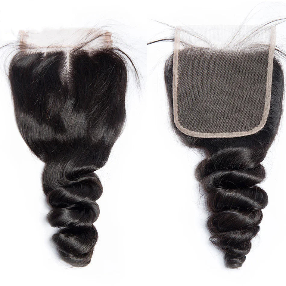 Loose Wave Hair Bundles with Frontals 13x4 Malaysian