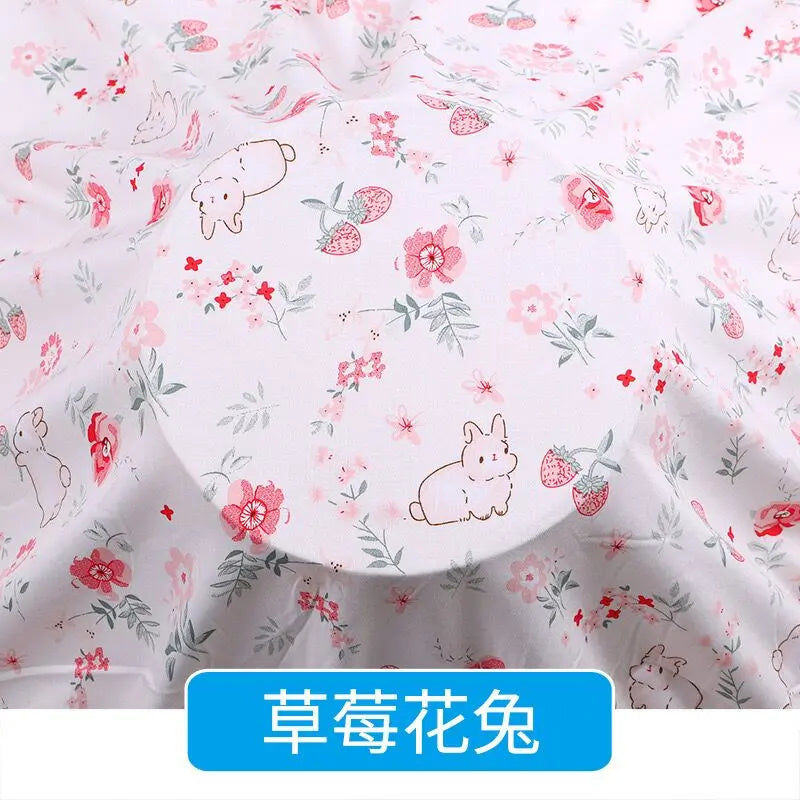 Artificial cotton fabric in stock wholesale of summer