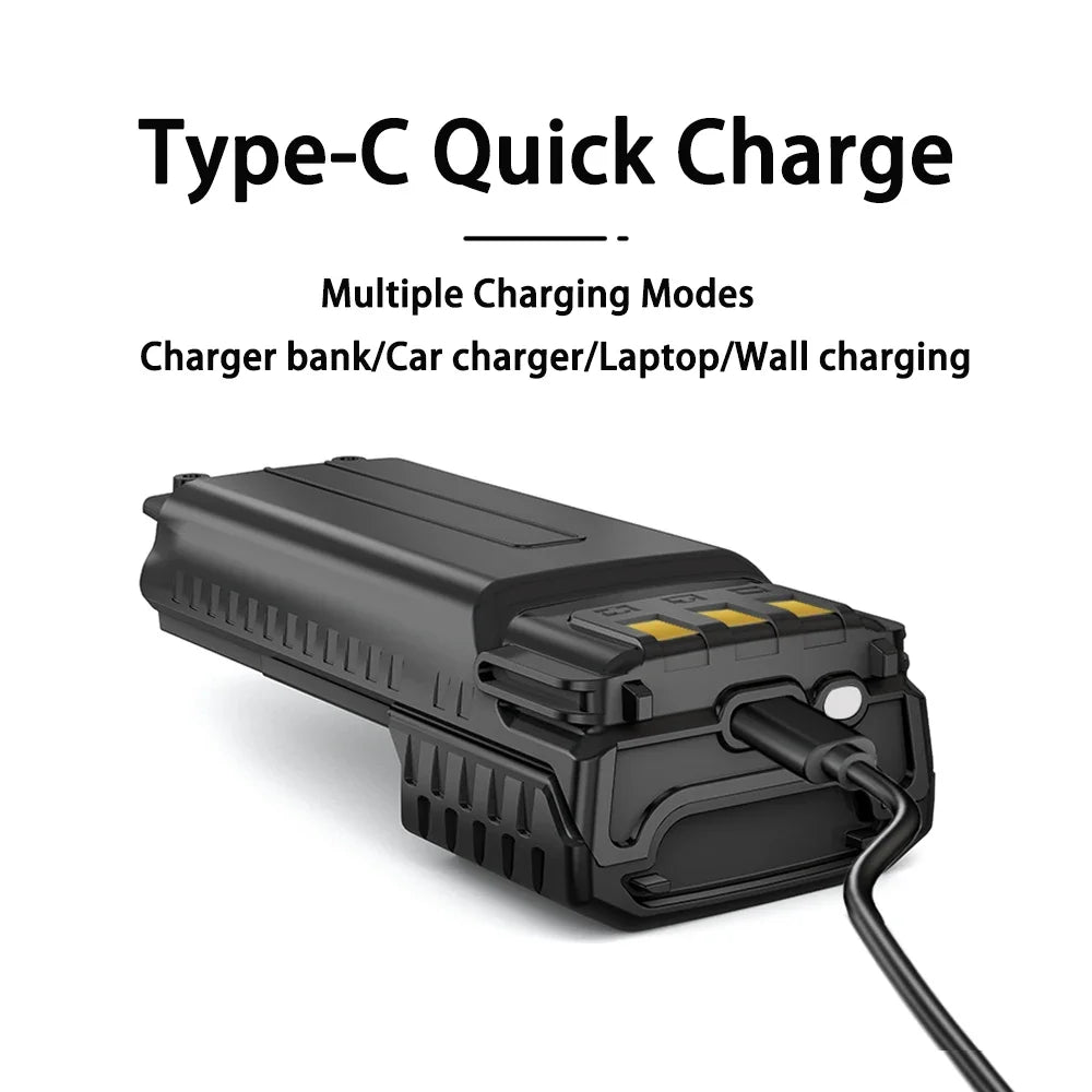 BF-F8HP Battery BaoFeng UV-5R USB Type c Original