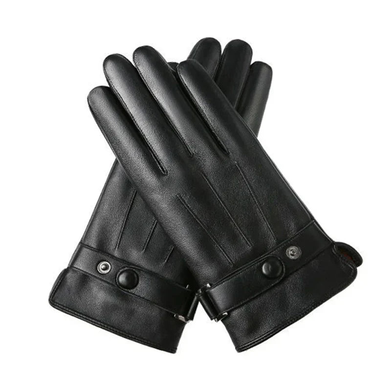 Men's Gloves Black Winter Mittens Keep Warm Touch