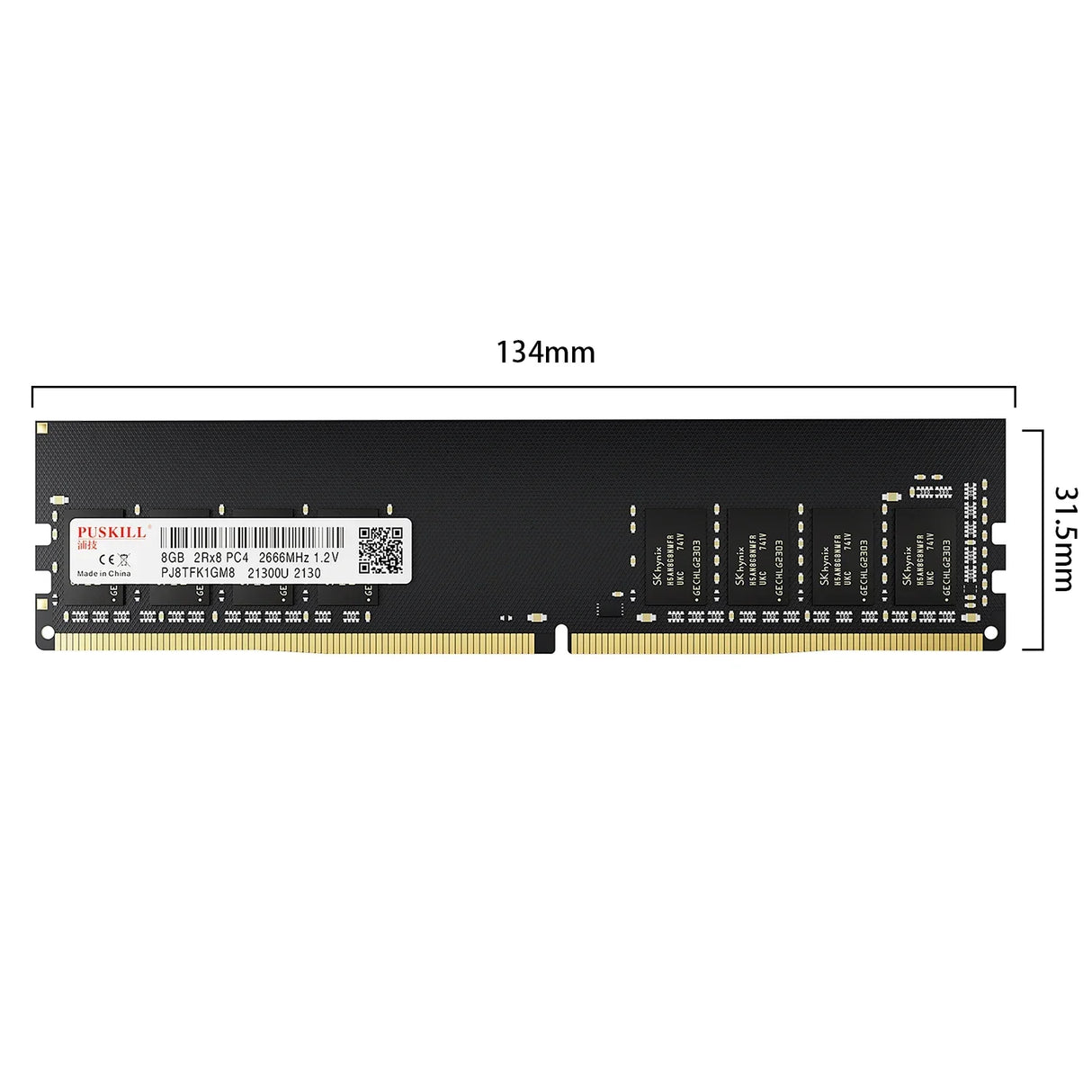 PUSKILL Memoria Ram DDR4 8GB 4GB 16GB 2400mhz