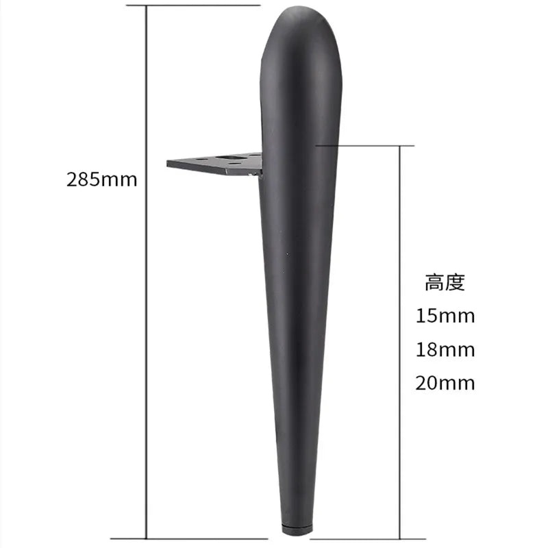 4PCS Furniture Legs Tapered Sofa Cupboard Cabinet Table